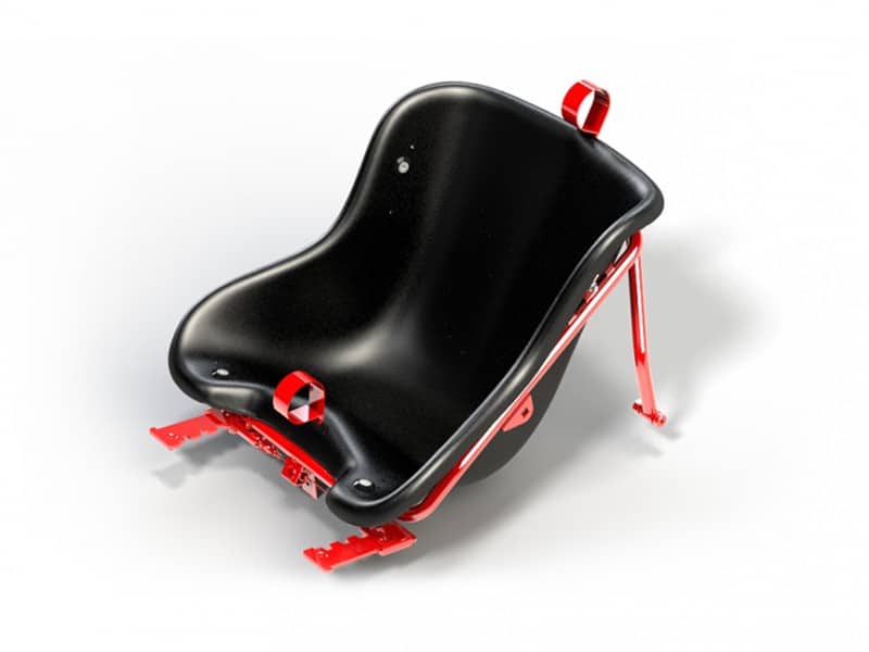 Nouveau sièges réglables "easy-fit" sur la nouvelle génération de karting électriques OnlyKart