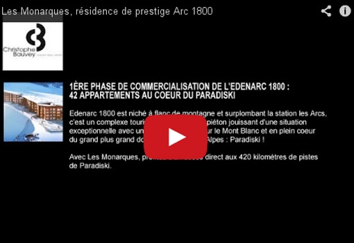 1ère phase de commercialisation de l’EdenArc 1800 : 42 appartements au coeur du Paradiski