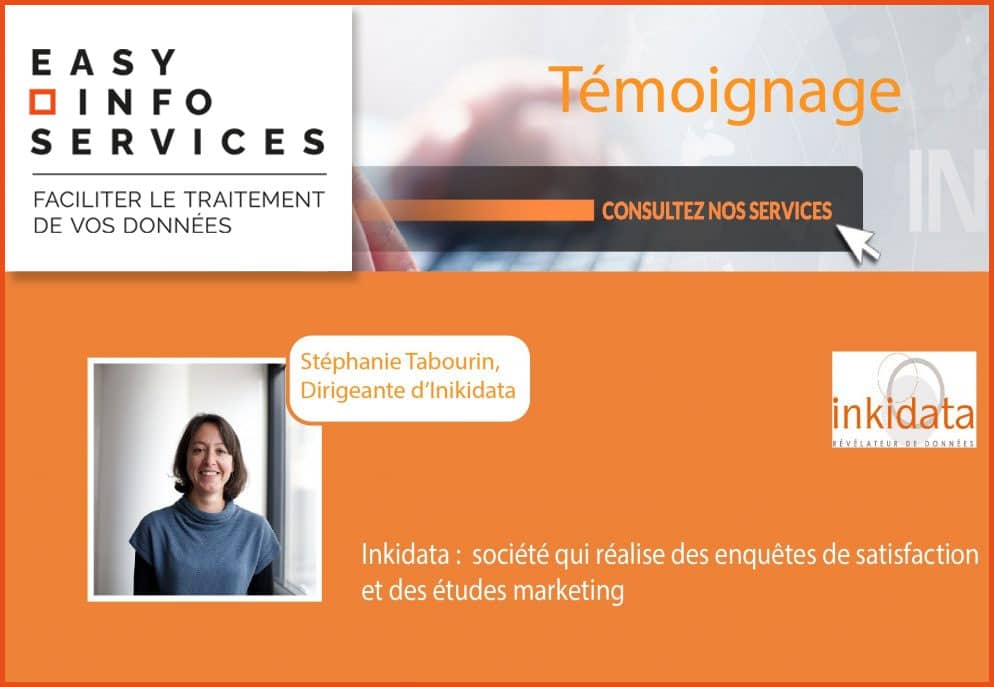 Stéphanie Tabourin directrice d’Inkidata évoque sa collaboration avec Easy Info Services