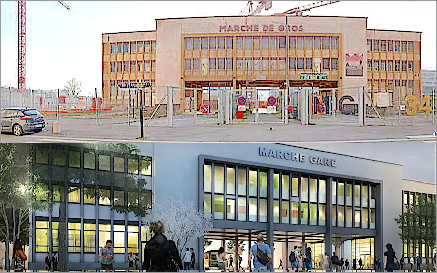 Lyon-Confluence : le bâtiment le plus emblématique de l’ex-marché-gare confirmé dans son rôle de salle de spectacle