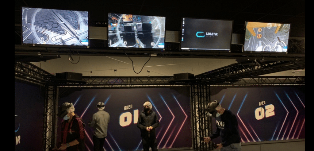 A destination des particuliers, mais aussi des entreprises : le groupe LDLC ouvre à Dardilly une salle  de 300  m² dédiée à la réalité virtuelle