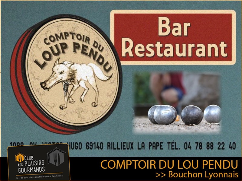 Merc 28 Juillet : pétanque et 28ème déjeuner du Club au Comptoir du Lou Pendu [Club Les Plaisirs Gourmands]