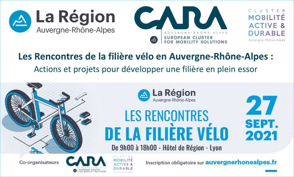 Les Rencontres de la filière vélo en Auvergne-Rhône-Alpes [Hôtel de Région Lyon]