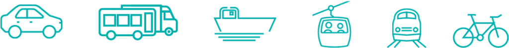 6 pictos des filières transport