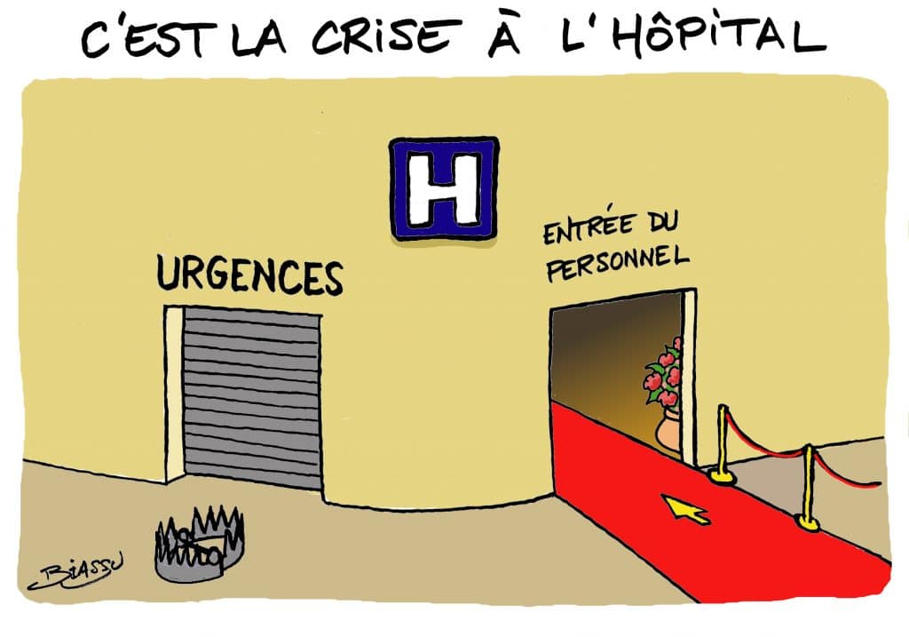 La crise à l’hôpital !