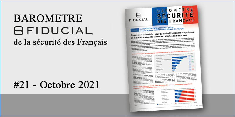 La coopération entre la sécurité privée et les forces de l’ordre plébiscité par les Français – octobre 2021 [Baromètre Sécurité FIDUCIAL #21]