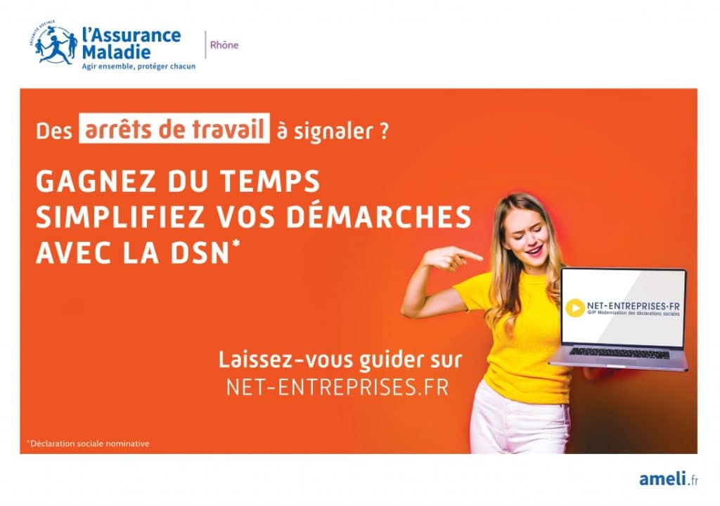 Arrêts de travail et Assurance Maladie : 68% des entreprises gagnent du temps en déclarant les arrêts de travail grâce à la DSN événementielle