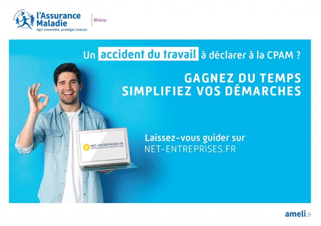 Accident du travail ou de trajet : 75 % des employeurs du Rhône déclarent les accidents de travail en ligne