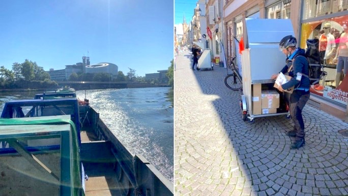 La Strasbourgeoise ULS choisie : la livraison fluviale au cœur de Lyon dès l’année prochaine