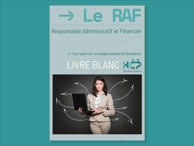 Couverture du Livre blanc sur la fonction du RAF, le Responsable Administratif et Financier