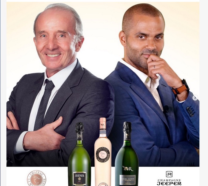 Tony Parker investit dans les vins de Provence et le champagne…