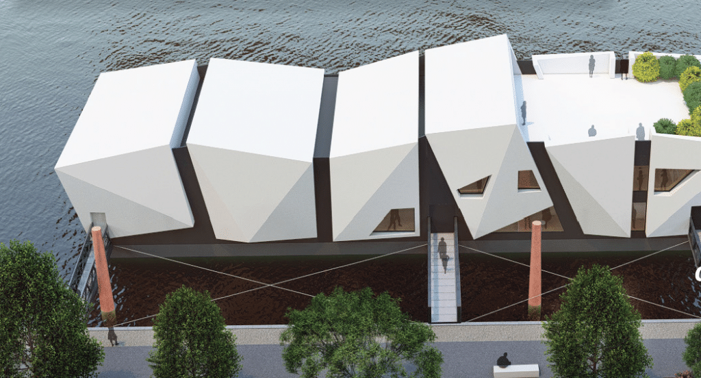 500 tonnes, 2,6 M€ d’investissements : lancement de la fabrication du futur théâtre flottant de Lyon qui sera amarré cet automne au pied du pont Gallieni