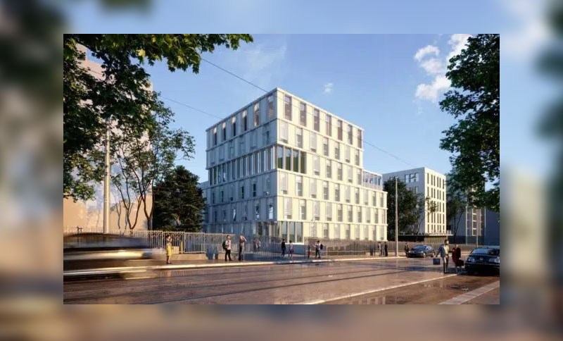 La pose de la 1ère pierre de l’immeuble futuriste Quanta de 7000 m2 marque l’achèvement du Bioparc de Lyon, désormais au complet
