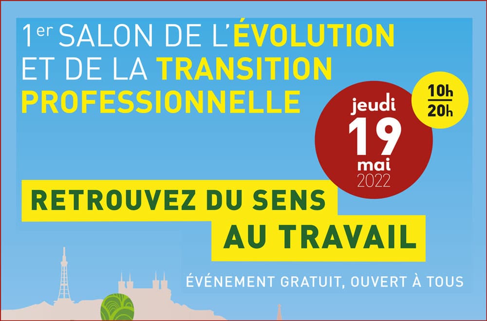 Jeudi 19 Mai : première édition du Salon de l’Évolution et de la Transition Professionnelle !