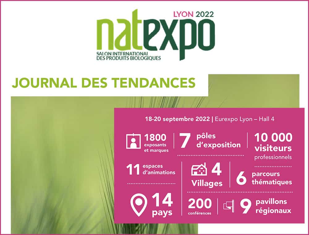 Salon NATEXPO Lyon : les nouvelles réalités de la bio 2022