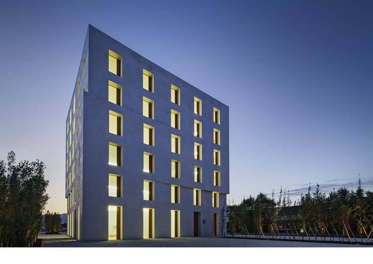 le siège de l'agence de l'architecte Eberlé pour le projet Lyon-Confluence