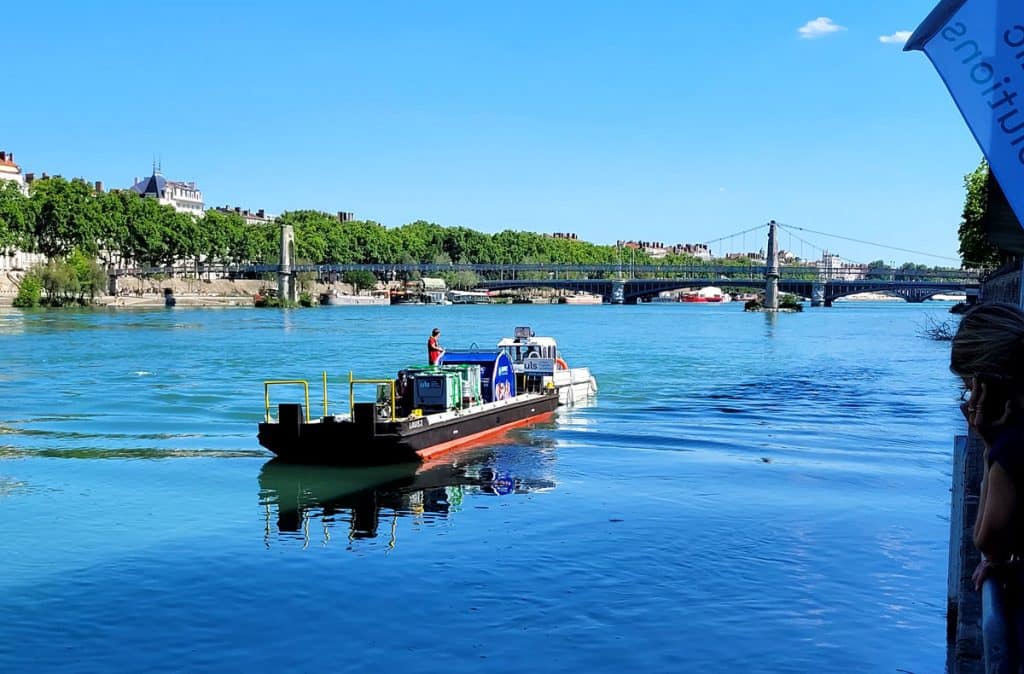 Première ligne sur le Rhône