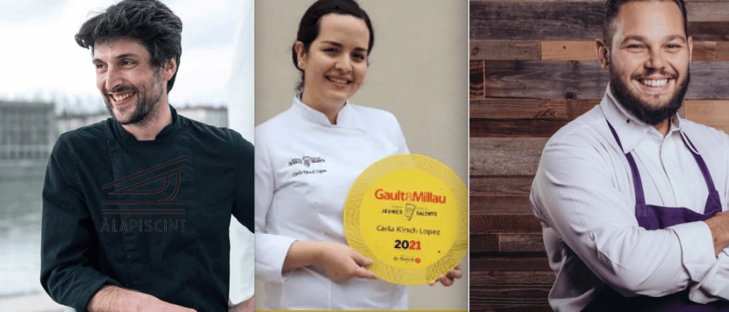 Trois jeunes chefs lyonnais choisis par Gault&Millau comme  relève de la gastronomie française