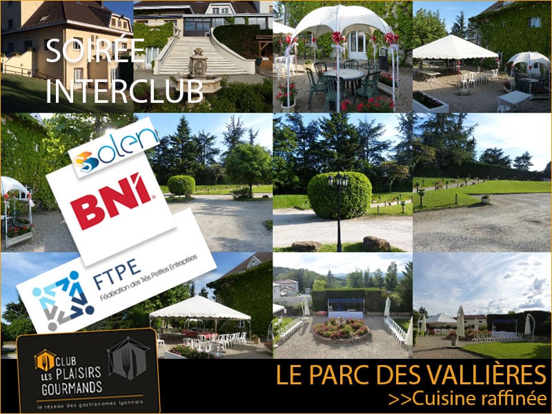 Jeudi 20 septembre : Soirée interclub au Parc des Vallières