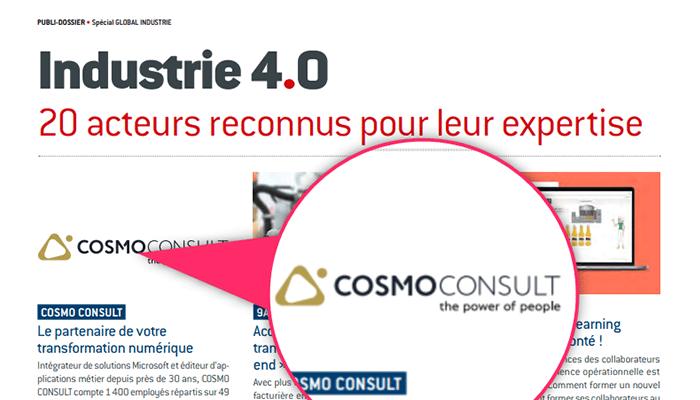 GLOBAL INDUSTRIE 2022 : COSMO CONSULT dans l’édition spéciale L’Usine Nouvelle