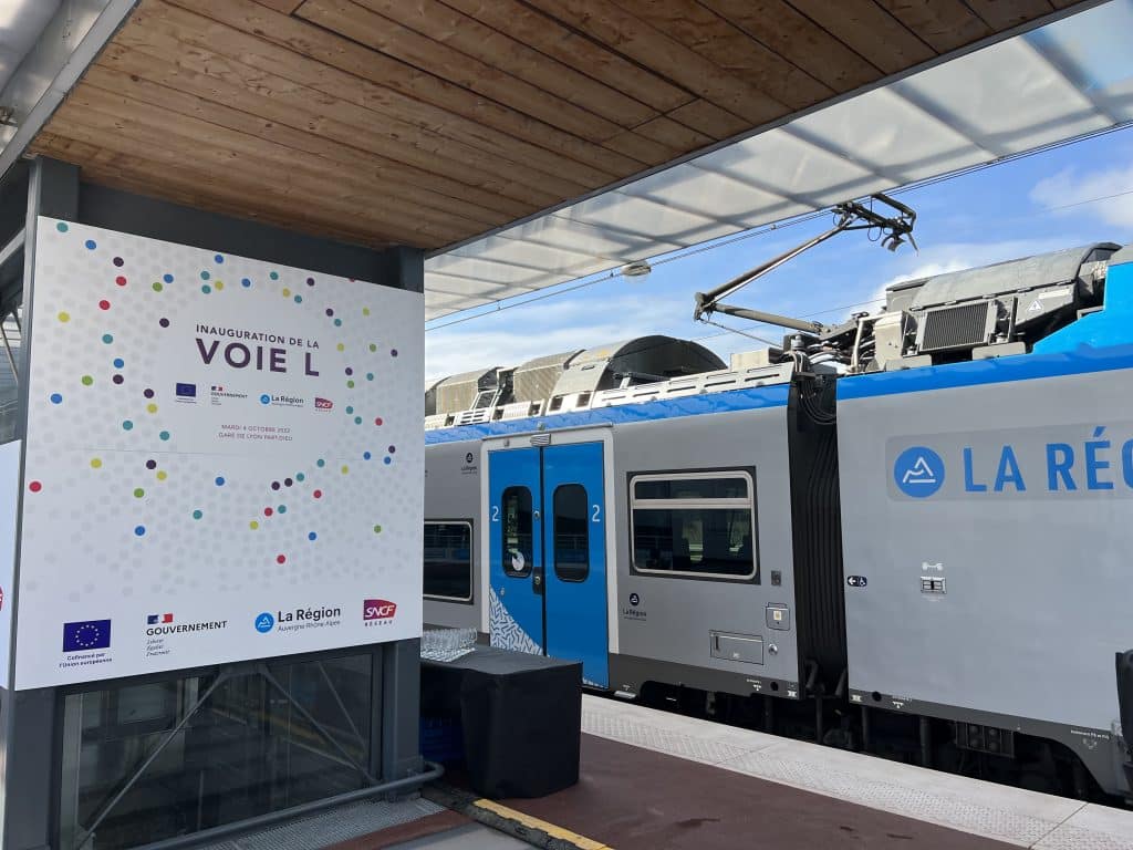 Inauguration à la gare de la Part-Dieu : en bonne voie pour le RER à la lyonnaise