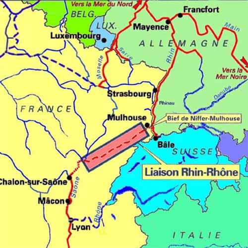 Où l’on reparle du canal Rhin-Rhône : l’idée relancée !