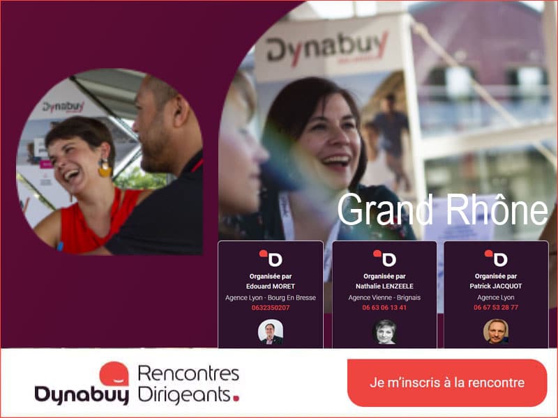 Mai 2023 : calendrier des rencontres dirigeants DYNABUY Grand Rhône