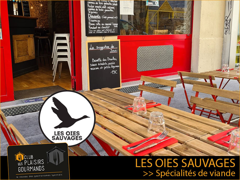 Mardi 4 Avril : 47ème Déjeuner du Club au restaurant Les Oies Sauvages [Club Les Plaisirs Gourmands]