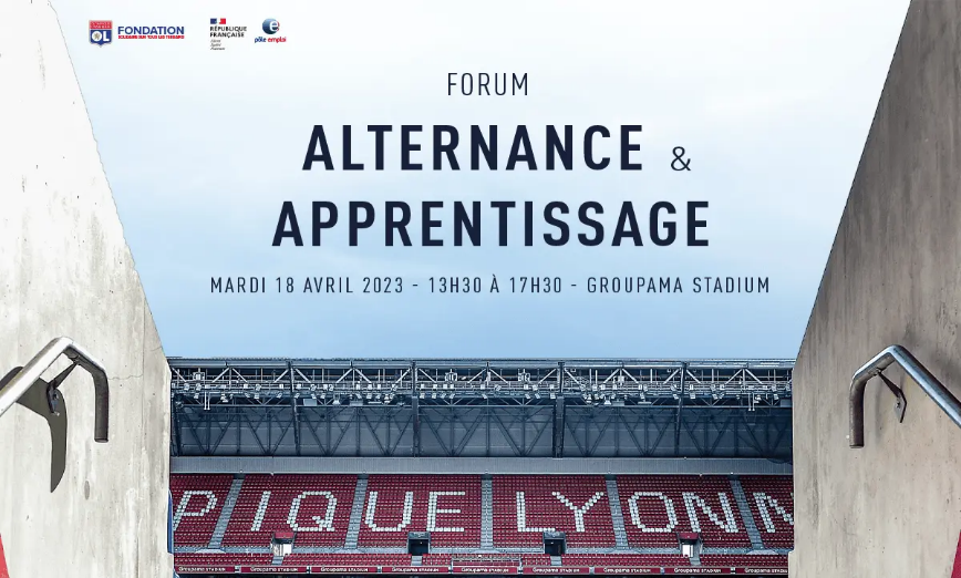 Ce mardi 18 avril, OL Fondation lance la 5e édition du forum Alternance et Apprentissage au Groupama Stadium