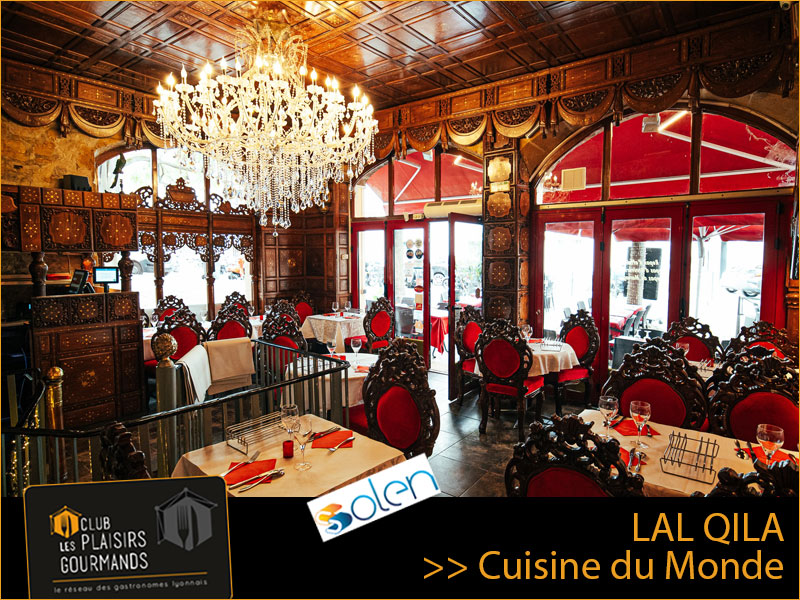 Jeudi 8 Juin : 50ème Déjeuner du club affaires à Lyon au restaurant Lal Qila [Club Les Plaisirs Gourmands]