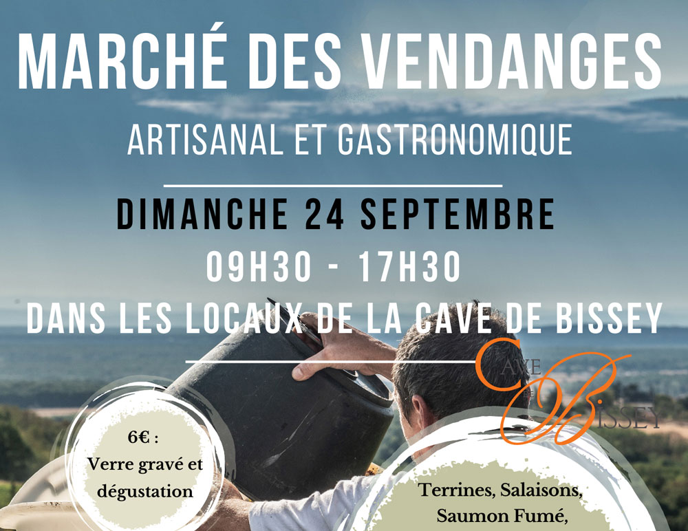 Marché des Vendanges le 24 Septembre 2023 à la Cave de Bissey