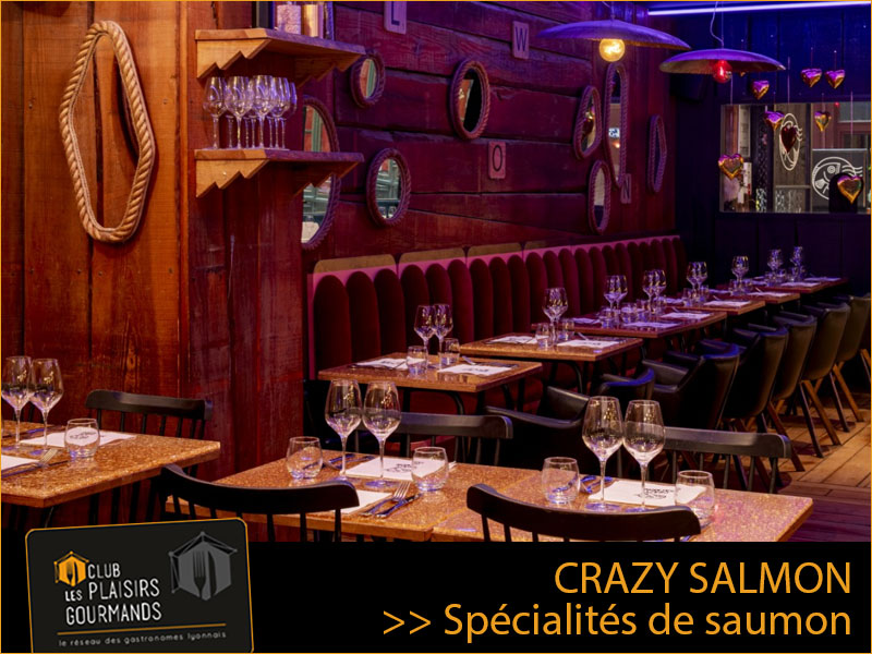 Jeudi 15 février : Déjeuner #58 du club d’entreprises à Lyon au restaurant Crazy Salmon [Club Les Plaisirs Gourmands]