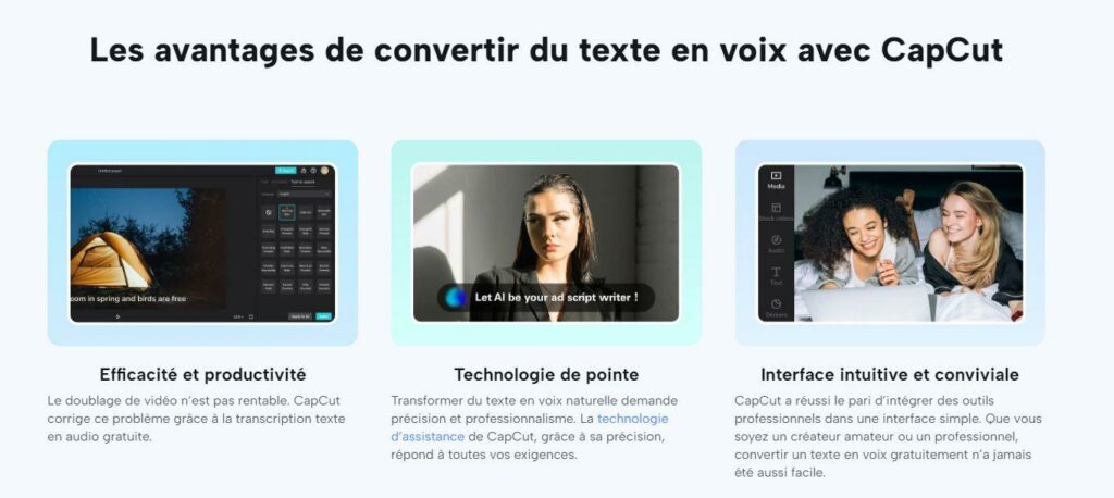 CapCut en Ligne : Explorez de nouveaux horizons dans le montage vidéo grâce à sa synthèse vocale intégrée