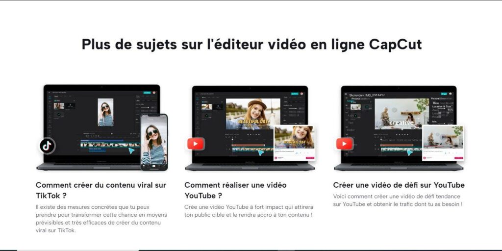 Editeur vidéo Capcut en Ligne