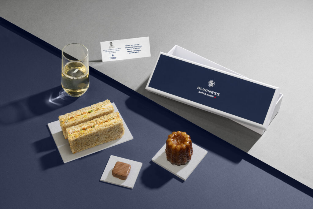 Vols court-courriers Business d’Air France : une nouvelle offre gastronomique signée François Adamski