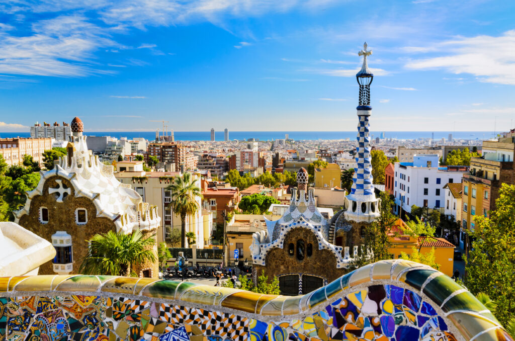 Parc Guell de Barcelone - destination prisée - d'Espagne