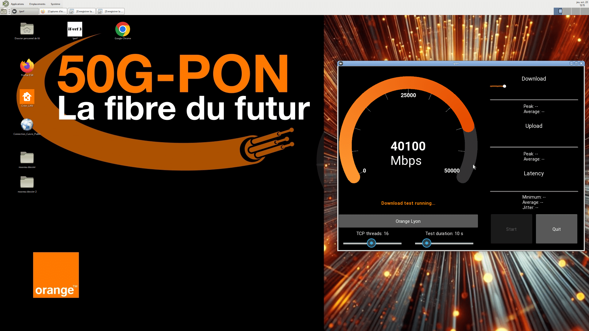 lyon entreprises fibre orange