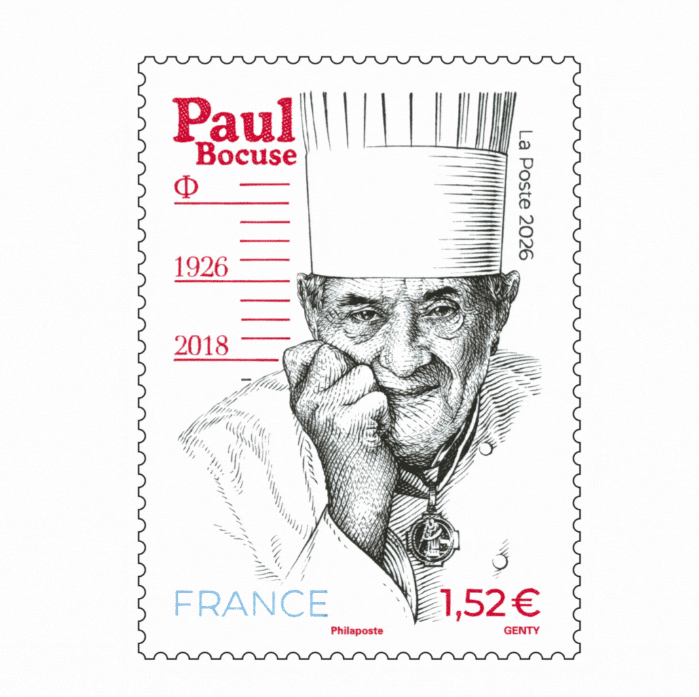 La Poste dévoile un timbre hommage à Paul Bocuse pour le centenaire de sa naissance