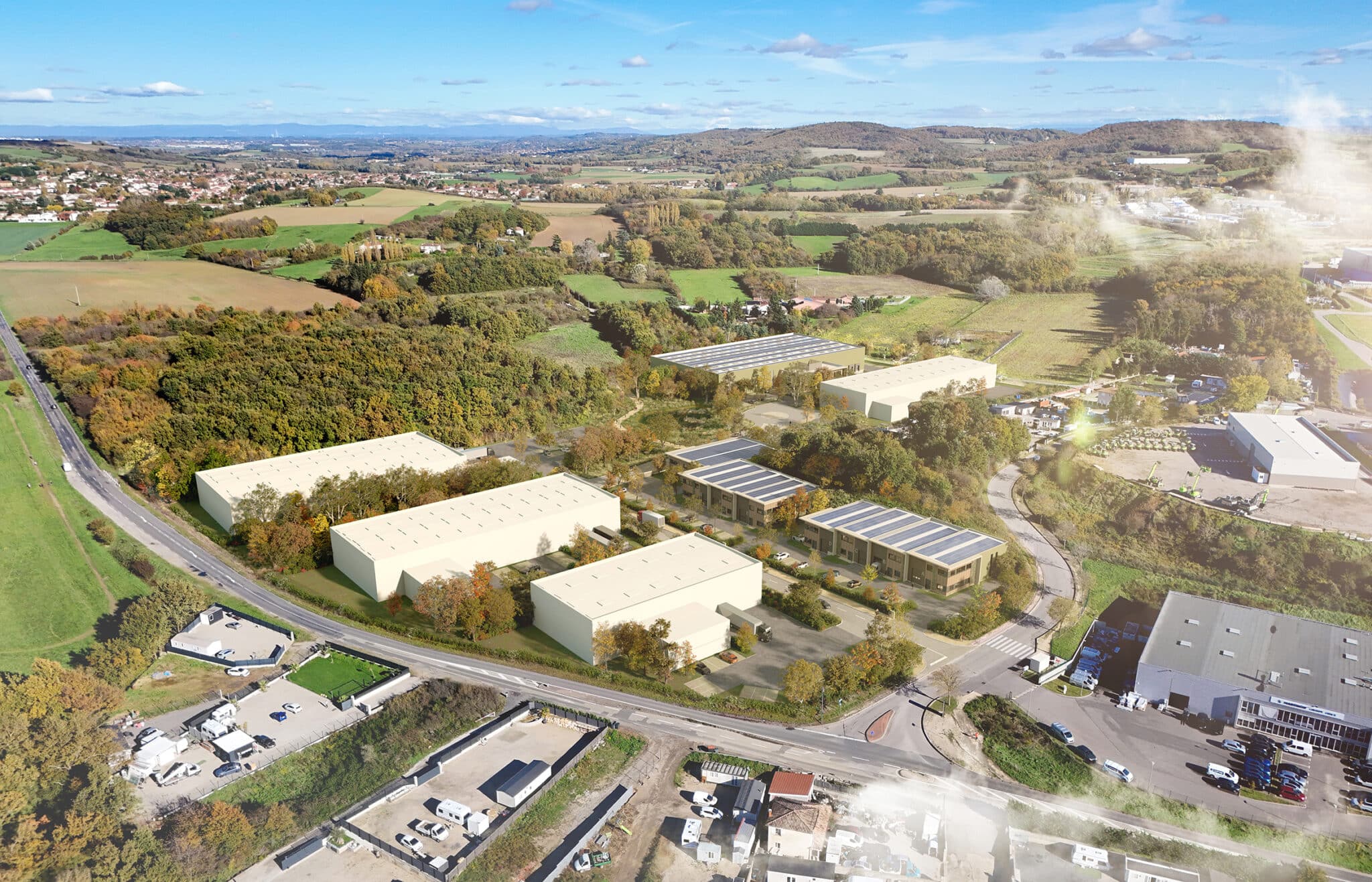 Document fourni par @em2c pour Lyon Entreprises illustrant le Val de Charvas II