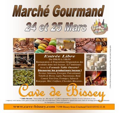 2ème Marché Gourmand les 24 et 25 mars 2012, à Bissey