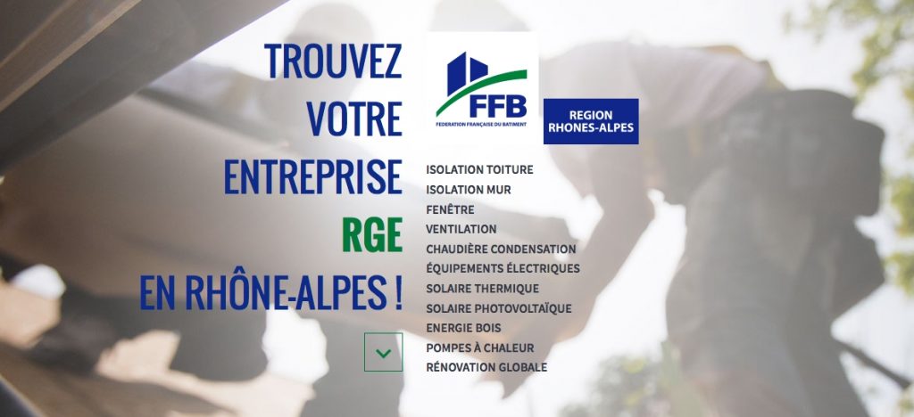 3 600 entreprises certifiées désormais en ligne sur l’annuaire de la FFB Rhône-Alpes