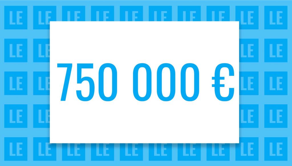 750 000 euros
