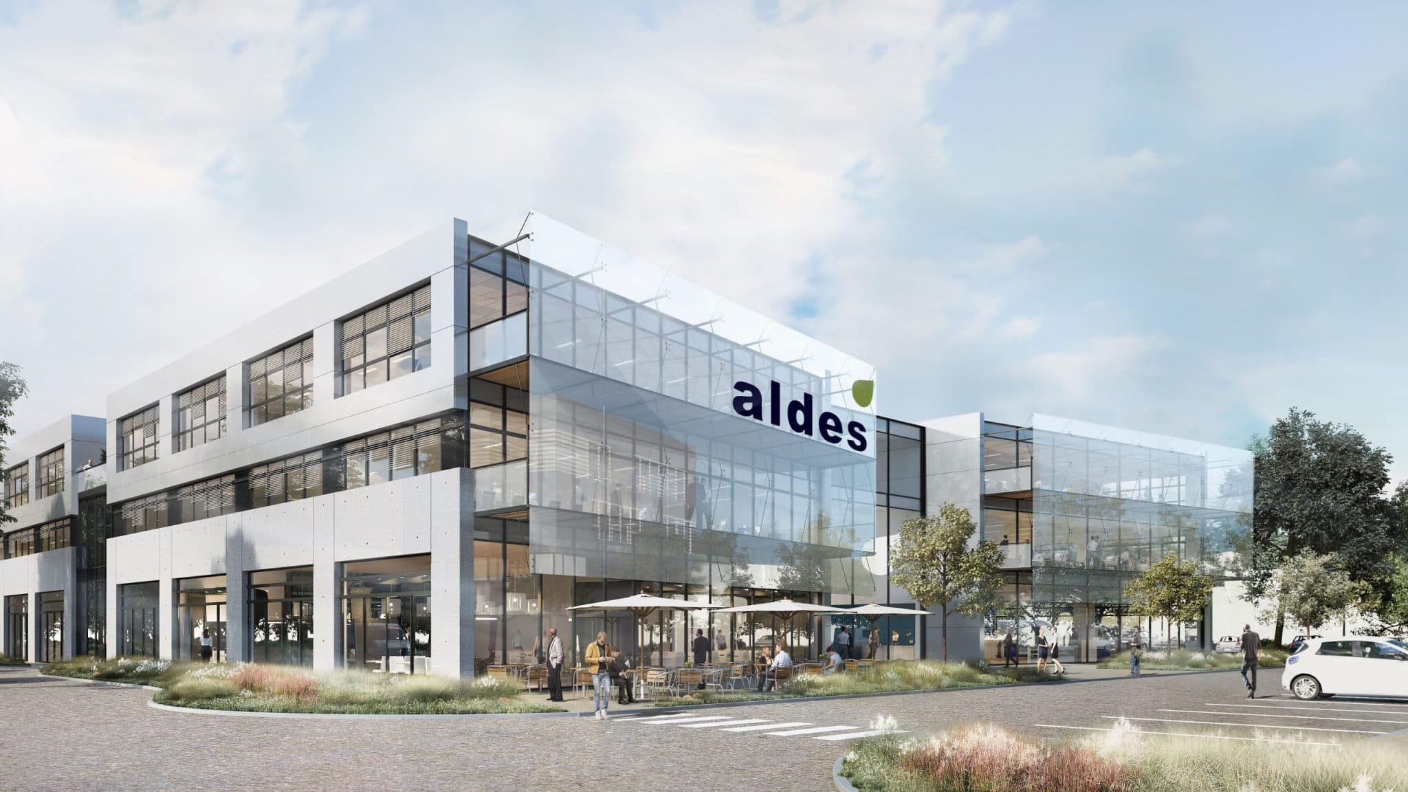 Il accueillera notamment le nouveau siège d'Aldes : un nouveau complexe de  bureaux de 22 300 m2 va voir le jour à Vénissieux - LE [Lyon-Entreprises]