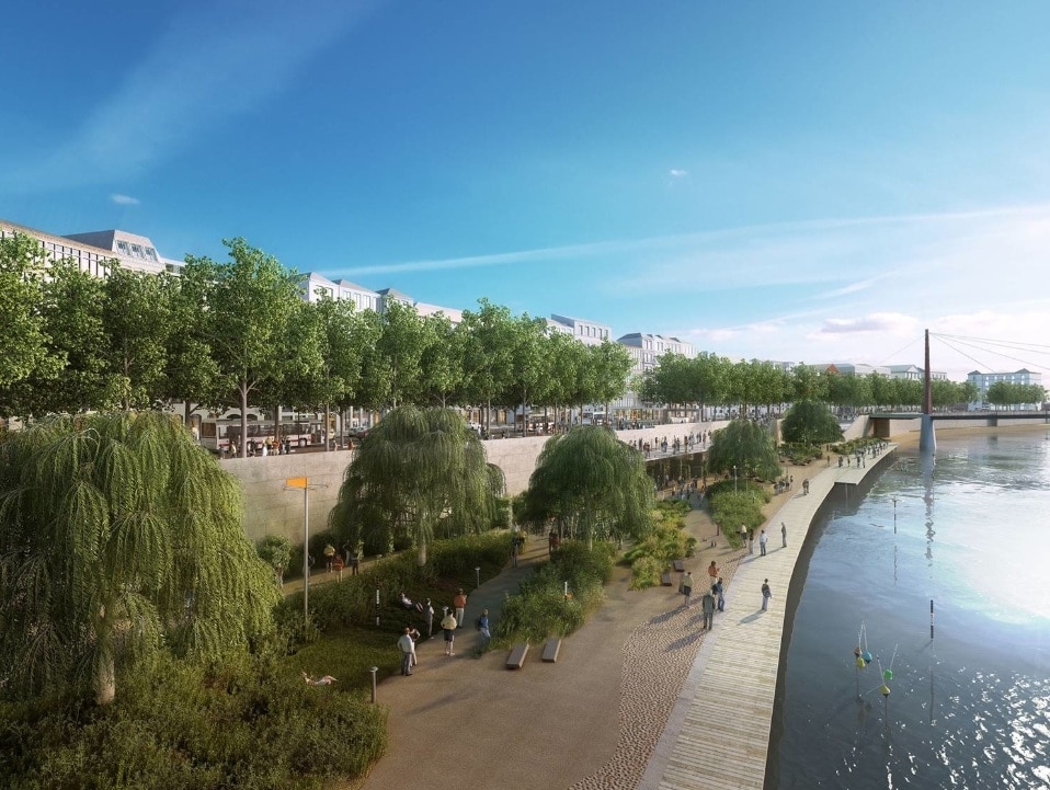 Aménagement des bords de Saône à Lyon : des « Terrasses » signées Jean-Michel Wilmotte