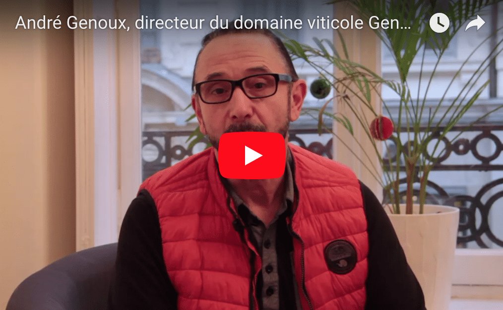 André Genoux, directeur du domaine viticole Genoux, nous en parle