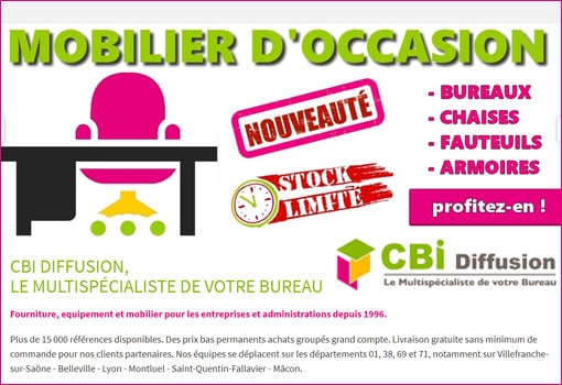 Arrivage de mobilier de bureau d’occasion : bonnes affaires chez CBI Diffusion