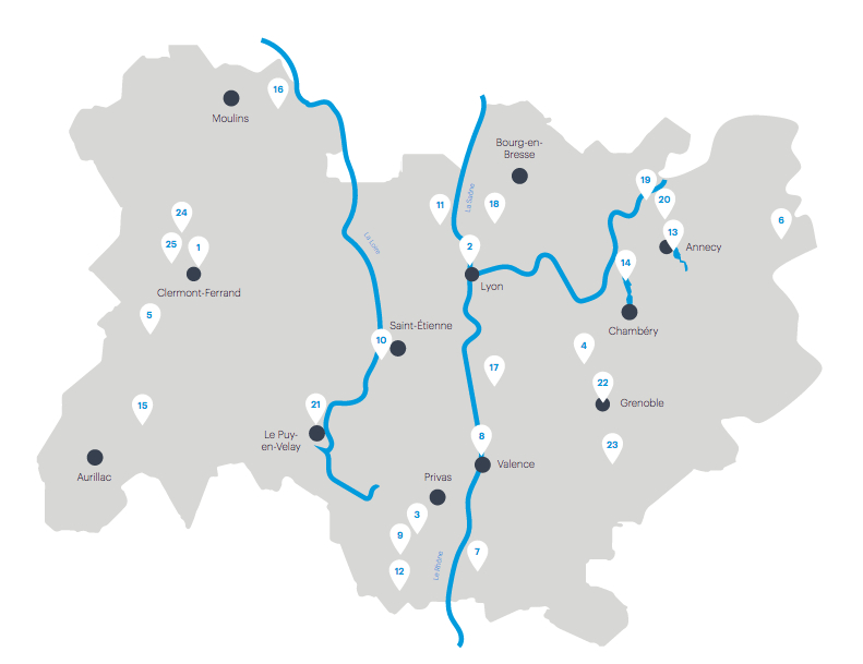 Auvergne-Rhône-Alpes veut mettre en avant 25 de ses sites touristiques