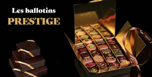 Ballotins PRESTIGE - Cadeau d'affaires Chocolatier Voisin