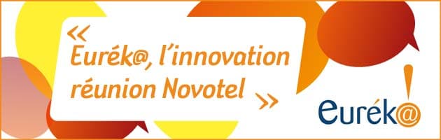 Eureka est le nom du concept Novotel des salles de réunion créatives et interactives 