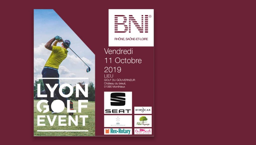 ÉVÉNEMENT : BNI Lyon Golf Event, 11 Octobre 2019